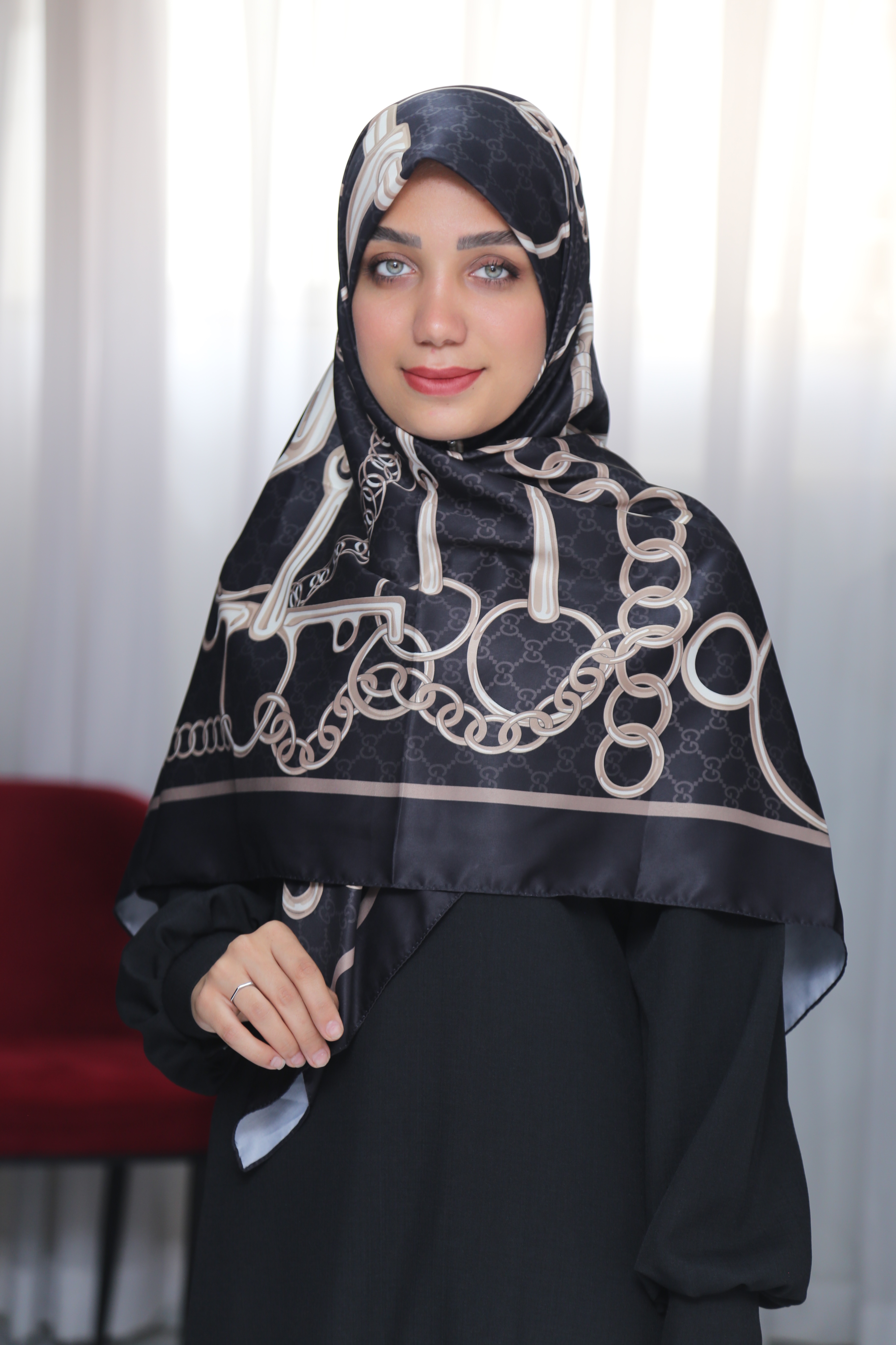 روسری ابریشم تویل